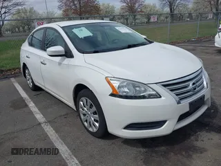 2014 Nissan Sentra SV with VIN 3N1AB7AP8EL642062, listed as a IAAI auction lot 41957354 with 163,637 mi miles and . Bid and sale history available at DreamBid. Image 1.
