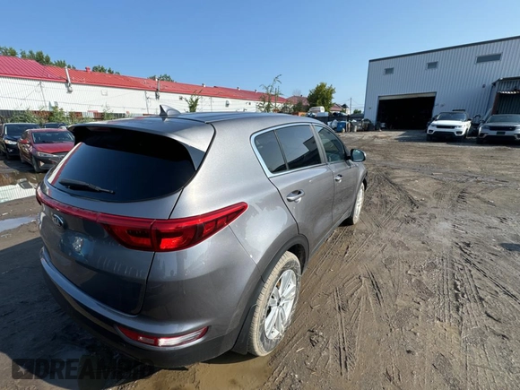 2018 Kia Sportage LX with VIN KNDPM3AC1J7480247, listed as a Copart auction lot 65893204 with 152,845 mi miles and Salvage Title. Bid and sale history available at carsss.com. Image 4.