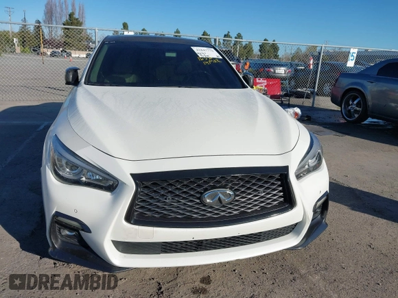 2020 Infiniti Q50 Edition 30 with VIN JN1EV7AP2LM200941, listed as a IAAI auction lot 41847776 with 70,349 mi miles and . Bid and sale history available at DreamBid. Image 12.