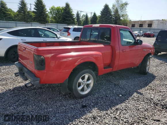 1998 Ford Ranger XL with VIN 1FTYR10C4WTA39478, listed as a Copart auction lot 58703755 with 167,709 mi miles and Salvage title. Bid and sale history available at DreamBid. Image 3.