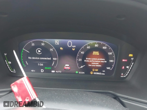2024 Honda Accord Touring с VIN 1HGCY2F80RA090757, выставлен на аукционе IAAI как лот 41999518 с пробегом 3 862 миль миль и . История ставок и продаж доступна на DreamBid. Изображение 7.