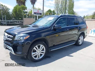 2017 Mercedes-Benz GLS 450 with VIN 4JGDF6EE9HA873951, listed as a IAAI auction lot 42053519 with 96,840 mi miles and . Bid and sale history available at DreamBid. Image 2.
