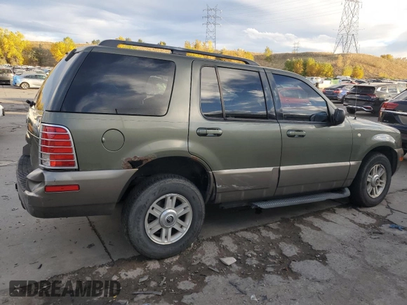 2003 Mercury Mountaineer Convenience with VIN 4M2ZU86K93UJ18039, listed as a Copart auction lot 75466204 with 0 mi miles and Salvage Title. Bid and sale history available at carsss.com. Image 3.