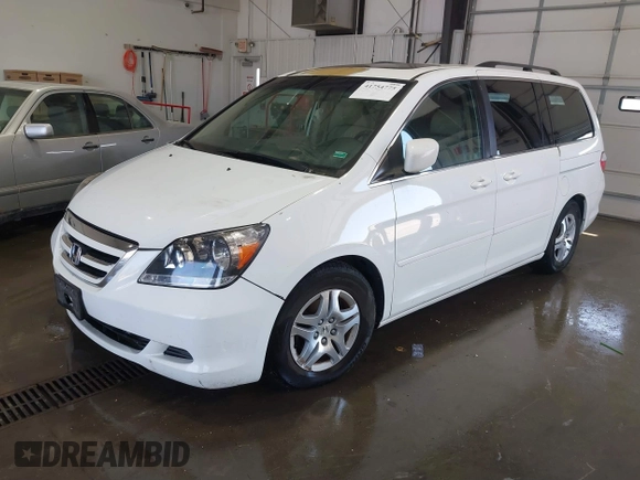 2007 Honda Odyssey EX-L with VIN 5FNRL38787B131819, listed as a IAAI auction lot 41754775 with Not Provided miles and . Bid and sale history available at DreamBid. Image 2.