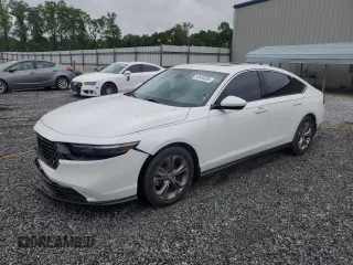 2024 Honda Accord EX с VIN 1HGCY1F3XRA065086, выставлен на аукционе Copart как лот 54584035 с пробегом 24 386 миль миль и Списание • Salvage title. История ставок и продаж доступна на DreamBid. Изображение 1.