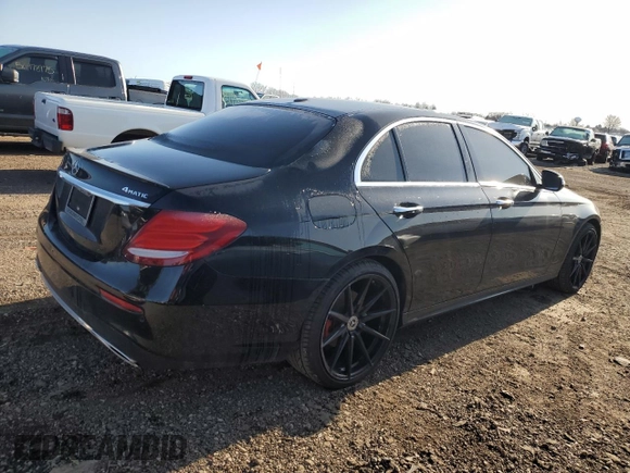 2018 Mercedes-Benz E 300 with VIN WDDZF4KB5JA370390, listed as a Copart auction lot 51099755 with 40,295 mi miles and Salvage title. Bid and sale history available at DreamBid. Image 3.