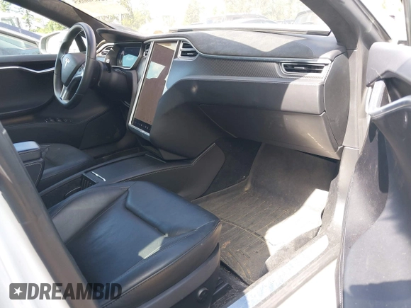2016 Tesla Model S 90D with VIN 5YJSA1E22GF155747, listed as a IAAI auction lot 42630085 with 97,896 mi miles and . Bid and sale history available at DreamBid. Image 5.