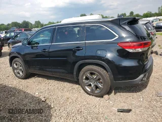2019 Toyota Highlander Limited with VIN 5TDDZRFH3KS924540, listed as a Copart auction lot 64001705 with 128,356 mi miles and Salvage title. Bid and sale history available at DreamBid. Image 2.