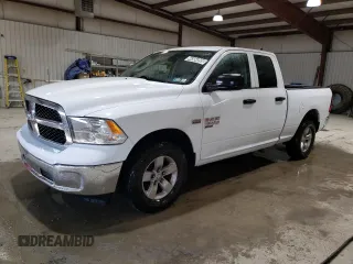 2023 Ram 1500 Tradesman z VIN 1C6RR7FT7PS527773, wystawiony jako Copart lot #44564895 z przebiegiem 46 041 mil mil oraz Czysty tytuł • Clean title. Historia ofert i sprzedaży dostępna na DreamBid. Obrazek 1.