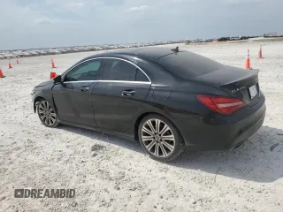2018 Mercedes-Benz CLA with VIN WDDSJ4EB6JN686613, listed as a Copart auction lot 53536225 with 45,368 mi miles and Salvage Title. Bid and sale history available at carsss.com. Image 2.