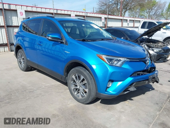2016 Toyota RAV4 Hybrid XLE with VIN JTMRJREV5GD014170, listed as a IAAI auction lot 41822178 with 89,676 mi miles. Bid and sale history available at carsss.com. Image 1.