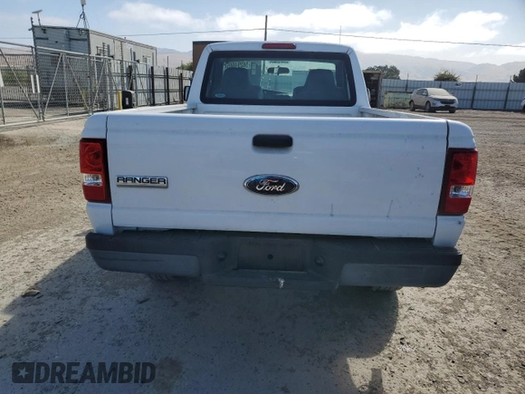 2008 Ford Ranger XL with VIN 1FTYR10D18PB08423, listed as a Copart auction lot 58294865 with 170,342 mi miles and Salvage title. Bid and sale history available at DreamBid. Image 6.