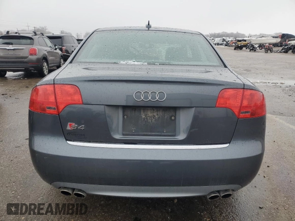 2006 Audi S4 z VIN WAUGL78E06A180465, wystawiony jako Copart lot #86001884 z przebiegiem 180 609 mil mil oraz Szkody całkowita. Historia ofert i sprzedaży dostępna na DreamBid. Obrazek 6.