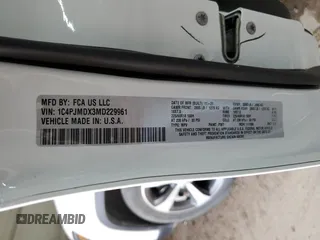 2021 Jeep Cherokee Limited with VIN 1C4PJMDX3MD229961, listed as a Copart auction lot 58668185 with 33,092 mi miles and Clean title. Bid and sale history available at DreamBid. Image 13.
