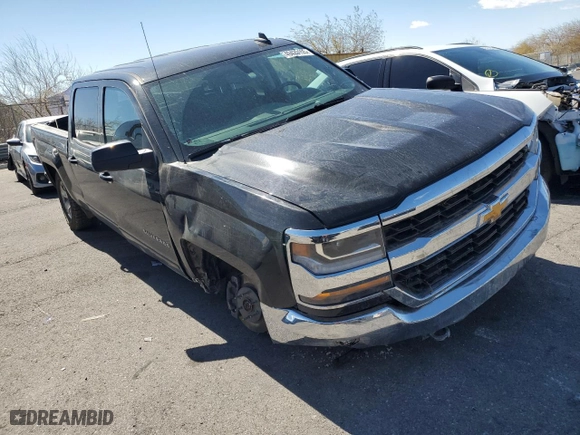 2018 Chevrolet Silverado 1500 LT with VIN 3GCUKREC4JG516524, listed as a Copart auction lot 49420155 with 143,295 mi miles and Salvage Title. Bid and sale history available at carsss.com. Image 4.