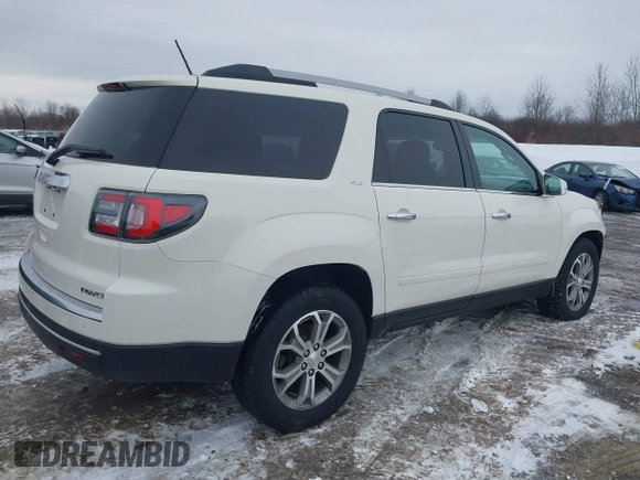 2015 GMC Acadia SLT with VIN 1GKKVRKD4FJ249858, listed as a IAAI auction lot 41678684 with 107,723 mi miles. Bid and sale history available at carsss.com. Image 4.