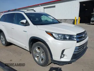 2018 Toyota Highlander Hybrid Limited with VIN 5TDDGRFH6JS037437, listed as a IAAI auction lot 41894134 with Not provided miles and . Bid and sale history available at DreamBid. Image 1.