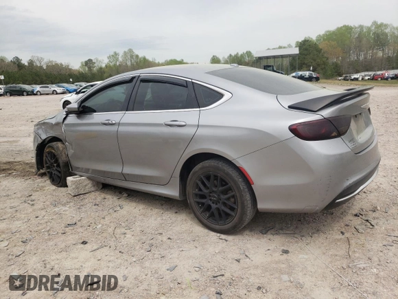 2015 Chrysler 200 Limited with VIN 1C3CCCAB2FN701855, listed as a Copart auction lot 50983915 with 183,282 mi miles and Salvage Title. Bid and sale history available at DreamBid. Image 2.