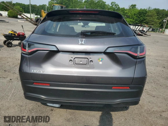 2023 Honda HR-V LX with VIN 3CZRZ2H3XPM747419, listed as a Copart auction lot 59879635 with 27,684 mi miles and Non repairable. Bid and sale history available at DreamBid. Image 6.