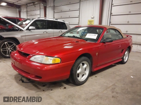 1998 Ford Mustang with VIN 1FAFP444XWF226648, listed as a IAAI auction lot 42019340 with 88,406 mi miles. Bid and sale history available at carsss.com. Image 2.
