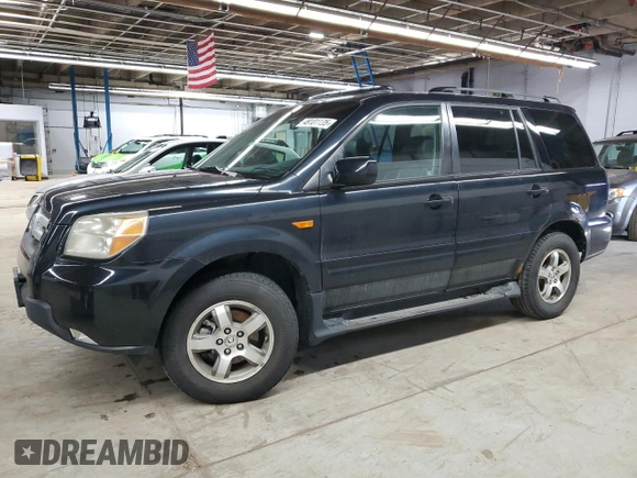 2006 Honda Pilot EX-L with VIN 2HKYF18766H539257, listed as a Copart auction lot 49101135 with 123,968 mi miles and Clean Title. Bid and sale history available at DreamBid. Image 1.