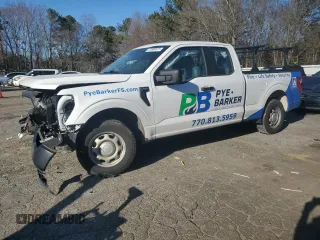 2022 Ford F-150 XL z VIN 1FTEX1CBXNKF01283, wystawiony jako Copart lot #47600675 z przebiegiem 53 189 mil mil oraz Szkoda całkowita • Salvage title. Historia ofert i sprzedaży dostępna na DreamBid. Obrazek 1.