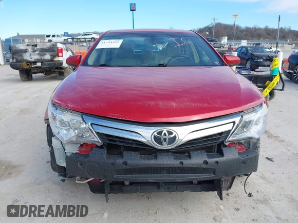 2012 Toyota Camry SE with VIN 4T1BK1FK6CU507625, listed as a IAAI auction lot 41744165 with 127,269 mi miles. Bid and sale history available at carsss.com. Image 12.