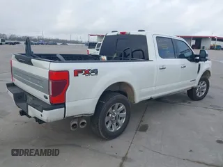 2021 Ford F-250 XL with VIN 1FT7W2BT4MEC60622, listed as a IAAI auction lot 41523519 with 116,037 mi miles and . Bid and sale history available at DreamBid. Image 4.