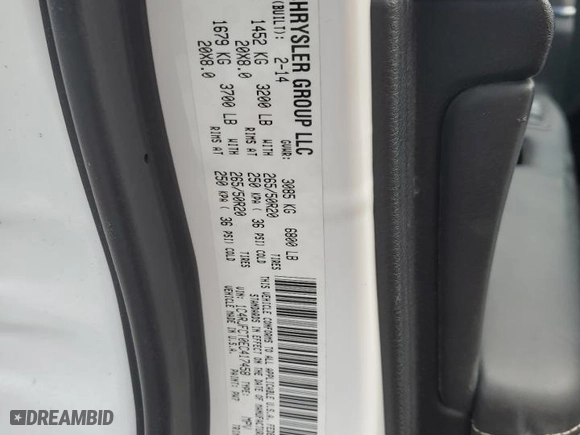 2014 Jeep Grand Cherokee Overland with VIN 1C4RJFCT0EC417458, listed as a Copart auction lot 48435715 with 82,855 mi miles and Salvage Title. Bid and sale history available at carsss.com. Image 12.