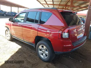 2015 Jeep Compass Sport with VIN 1C4NJCBA8FD413229, listed as a IAAI auction lot 41873161 with 72,976 mi miles. Bid and sale history available at carsss.com. Image 3.