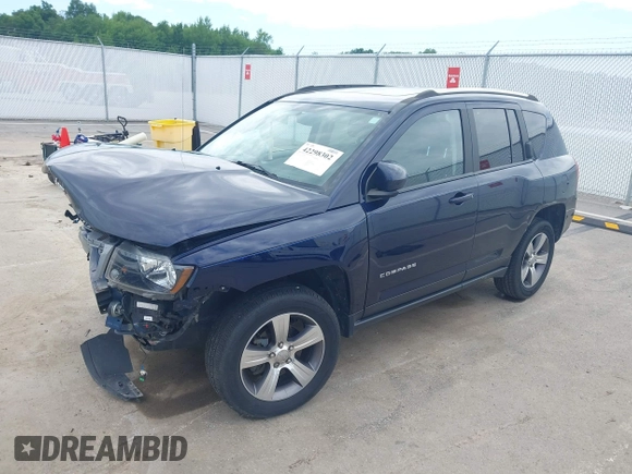 2017 Jeep Compass High Altitude with VIN 1C4NJDEB0HD113505, listed as a IAAI auction lot 42298302 with 91,409 mi miles and . Bid and sale history available at DreamBid. Image 17.