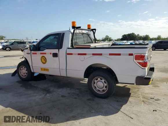 2013 Ford F-150 XL with VIN 1FTMF1CM2DFA80859, listed as a Copart auction lot 51670165 with 57,671 mi miles and Salvage title. Bid and sale history available at DreamBid. Image 2.