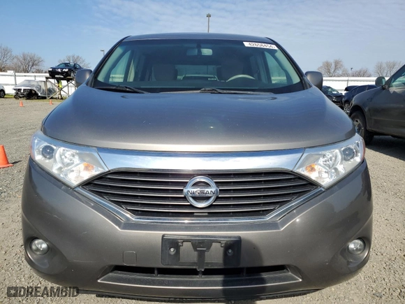 2017 Nissan Quest SV with VIN JN8AE2KP7H9166636, listed as a Copart auction lot 42658454 with 97,372 mi miles. Bid and sale history available at carsss.com. Image 5.