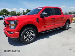 2023 Ford F-150 XL with VIN 1FTEW1EP9PKE23979, listed as a Copart auction lot 57649475 with 35,240 mi miles and Non repairable. Bid and sale history available at DreamBid. Image 1.