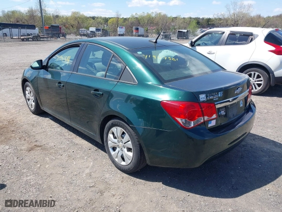 2014 Chevrolet Cruze LS with VIN 1G1PA5SG1E7114714, listed as a IAAI auction lot 41967581 with 246,526 mi miles. Bid and sale history available at carsss.com. Image 3.