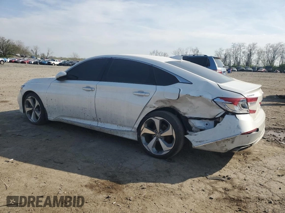 2018 Honda Accord Touring with VIN 1HGCV2F90JA014977, listed as a Copart auction lot 52817165 with 117,928 mi miles and Salvage title. Bid and sale history available at DreamBid. Image 2.