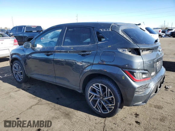 2022 Hyundai Kona N Line with VIN KM8K3CA39NU755119, listed as a Copart auction lot 87540755 with 37,020 mi miles and Clean Title. Bid and sale history available at carsss.com. Image 2.