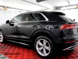 2023 Audi Q8 Premium with VIN WA1AVBF1XPD017791, listed as a Copart auction lot 87534725 with 19,373 mi miles and Clean title. Bid and sale history available at DreamBid. Image 3.