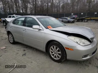 2003 Lexus ES 300 with VIN JTHBF30G030137254, listed as a Copart auction lot 46828375 with 228,627 mi miles and Salvage Title. Bid and sale history available at DreamBid. Image 4.