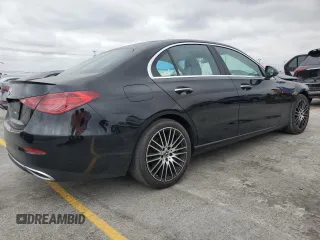2023 Mercedes-Benz C 300 with VIN W1KAF4GB9PR093775, listed as a Copart auction lot 54954735 with 28,495 mi miles and Salvage title. Bid and sale history available at DreamBid. Image 3.