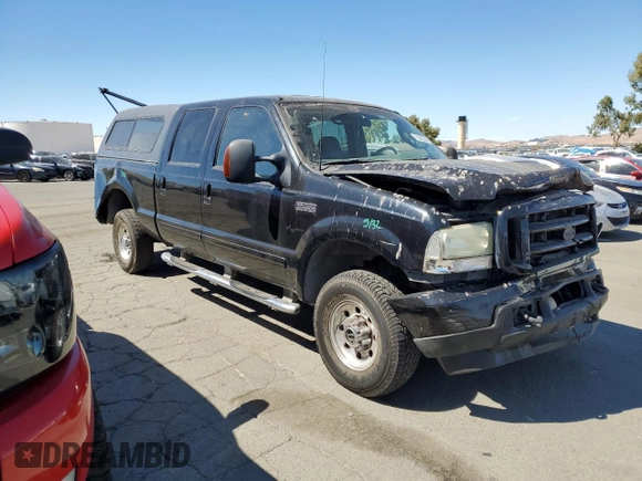2003 Ford Super Duty F-250 XL with VIN 1FTNW21L93EB52407, listed as a Copart auction lot 70003244 with 460,149 mi miles and Salvage Title. Bid and sale history available at carsss.com. Image 4.