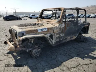 1999 Jeep Wrangler Sahara with VIN 1J4FY49SXXP473446, listed as a Copart auction lot 71836154 with 0 mi miles and Non Repairable. Bid and sale history available at carsss.com. Image 1.