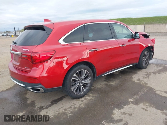 2019 Acura MDX w/Technology Pkg with VIN 5J8YD4H53KL012273, listed as a IAAI auction lot 41784034 with 96,239 mi miles. Bid and sale history available at carsss.com. Image 4.
