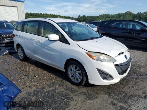 2012 Mazda 5 Sport with VIN JM1CW2BLXC0109665, listed as a Copart auction lot 64067154 with 165,148 mi miles and Salvage Title. Bid and sale history available at DreamBid. Image 4.