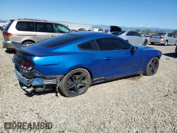 2018 Ford Mustang GT with VIN 1FA6P8CF6J5123803, listed as a Copart auction lot 50170805 with 132,751 mi miles and Salvage Title. Bid and sale history available at carsss.com. Image 3.