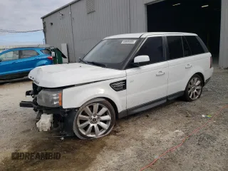 2013 Land Rover Range Rover Sport HSE LUX with VIN SALSK2D45DA784406, listed as a Copart auction lot 43690305 with 182,731 mi miles and Salvage Title. Bid and sale history available at carsss.com. Image 1.