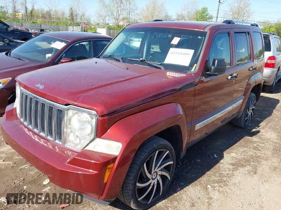 2008 Jeep Liberty Limited with VIN 1J8GN58K58W173226, listed as a IAAI auction lot 42111089 with 158,003 mi miles and . Bid and sale history available at carsss.com. Image 2.