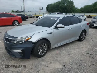2019 Kia Optima LX with VIN 5XXGT4L34KG348839, listed as a Copart auction lot 59387725 with 122,386 mi miles and Salvage title. Bid and sale history available at DreamBid. Image 1.