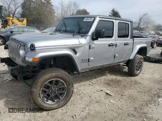 2020 Jeep Gladiator Overland z VIN 1C6HJTFG1LL192819, wystawiony jako Copart lot #45664765 z przebiegiem 23 859 mil mil oraz Szkoda całkowita • Salvage title. Historia ofert i sprzedaży dostępna na DreamBid. Obrazek 1.