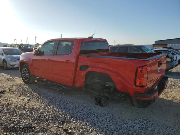2020 Chevrolet Colorado 2WD Work Truck with VIN 1GCGSBEA2L1207834, listed as a Copart auction lot 52143015 with 46,868 mi miles and Salvage Title. Bid and sale history available at carsss.com. Image 2.